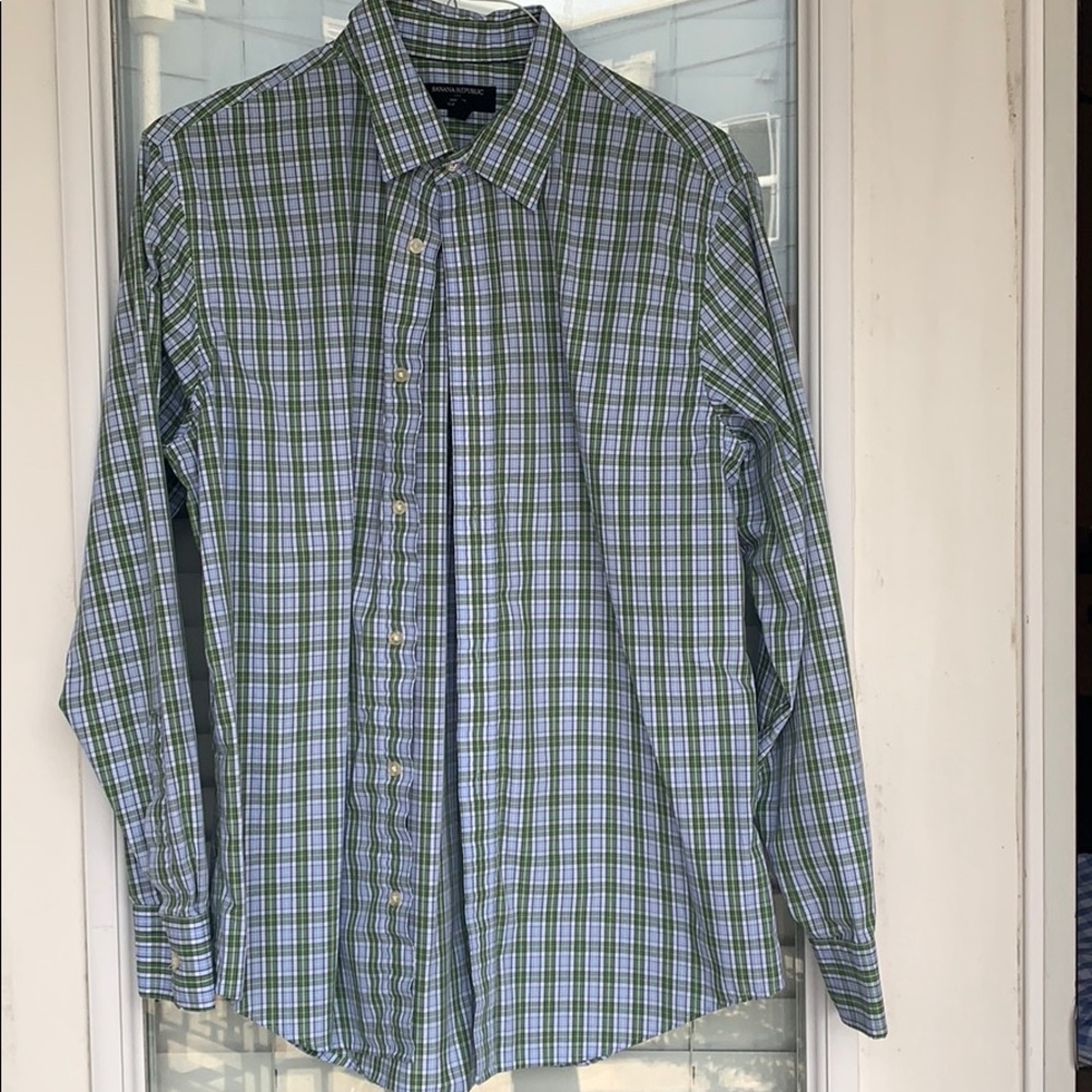 Men’s non iron Banana Republic button down